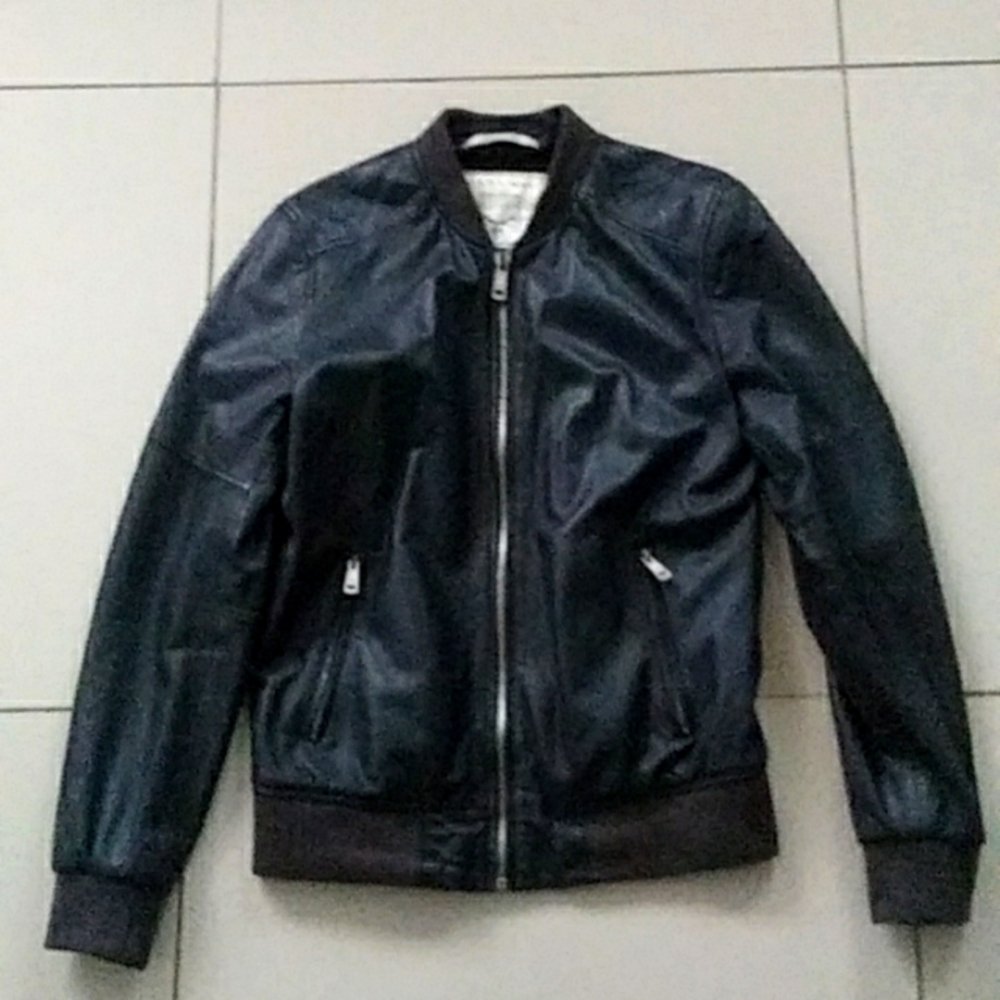 Zara Couture Real Leather Bomber